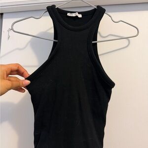 Zara Black Racerback Tank Top